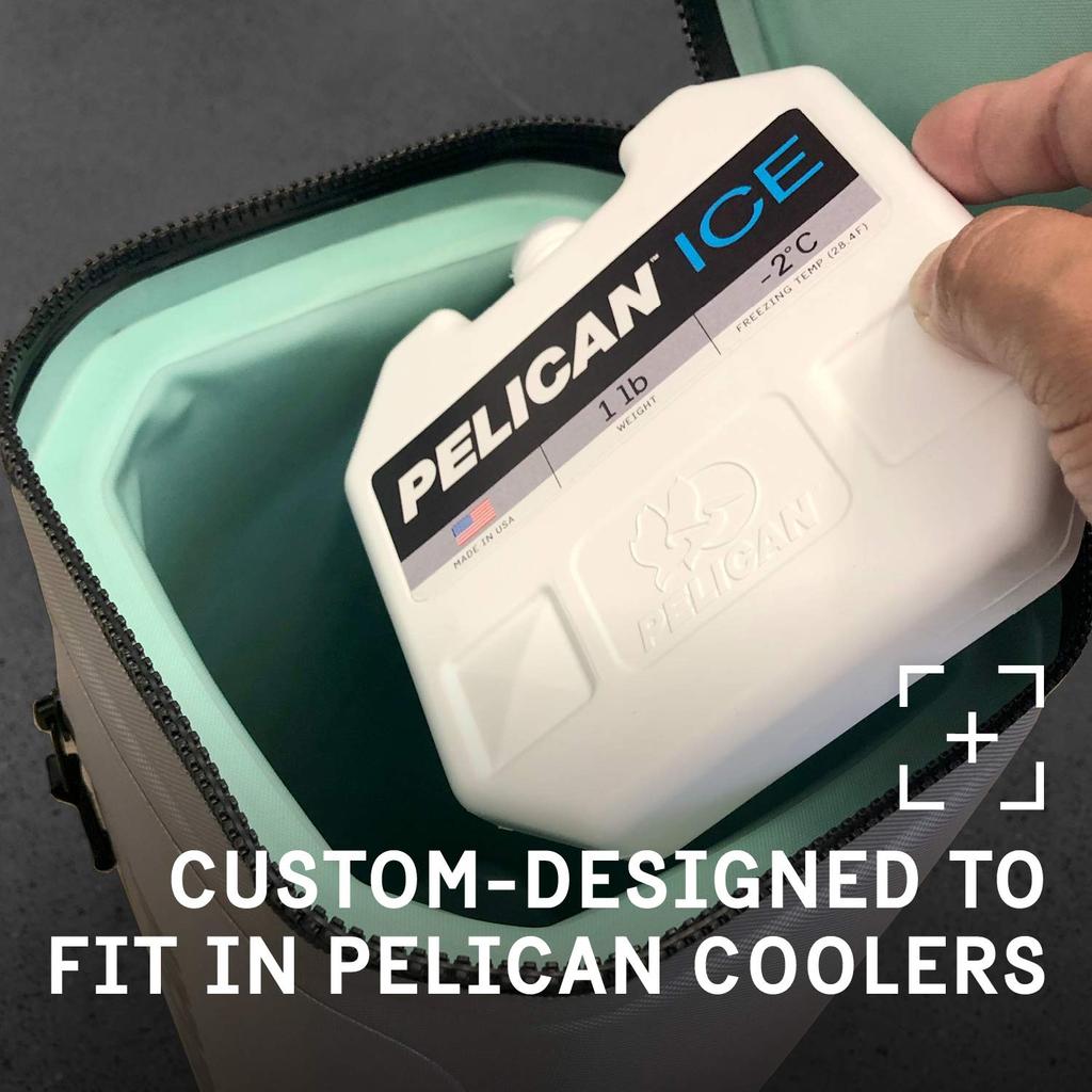 Pelican Cooler 1 Lb Ice Pack (White) PI-1lb-BLU