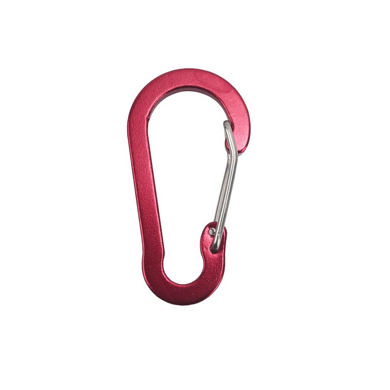 1PC Gourd Shape Carabiner Camping Gadget Water Bottle Hanging Buckle Key Chains 10 Color Available Aluminum Alloy Carabiners ZYF