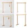 Chimes Wood Stand Multifunctional Gong Stand For Yoga Tabletop Meditation