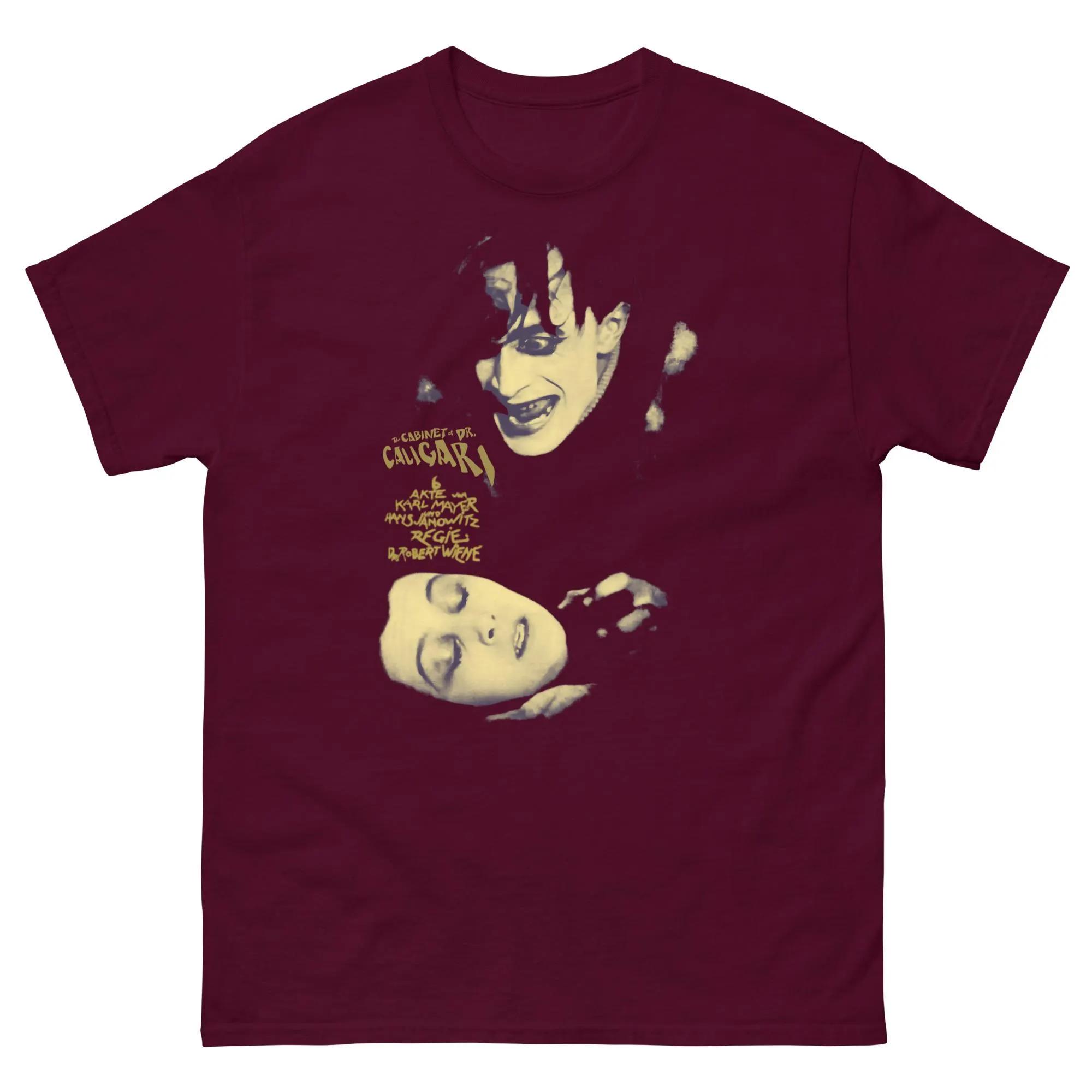

The Cabinet of Dr Caligari Vintage Horror Graphic T Shirt Women Unisex Cotton Tee Summer Oversize Streetwear Retro Harajuku ONeck S