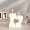Flexible Sturdy Silicone Mould Fashion Accessory for Making Unique Heart Shaped Candle and Home Decorations