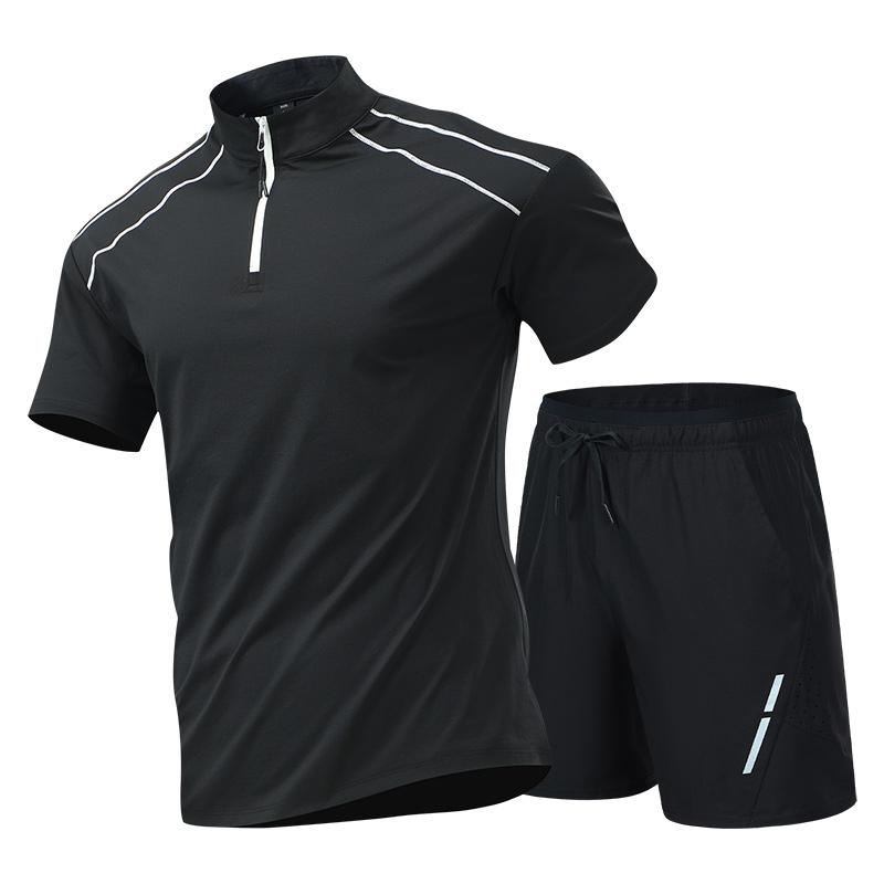Casual Sports Suit Men's Short Sleeved Suit Men's Two-piece Set