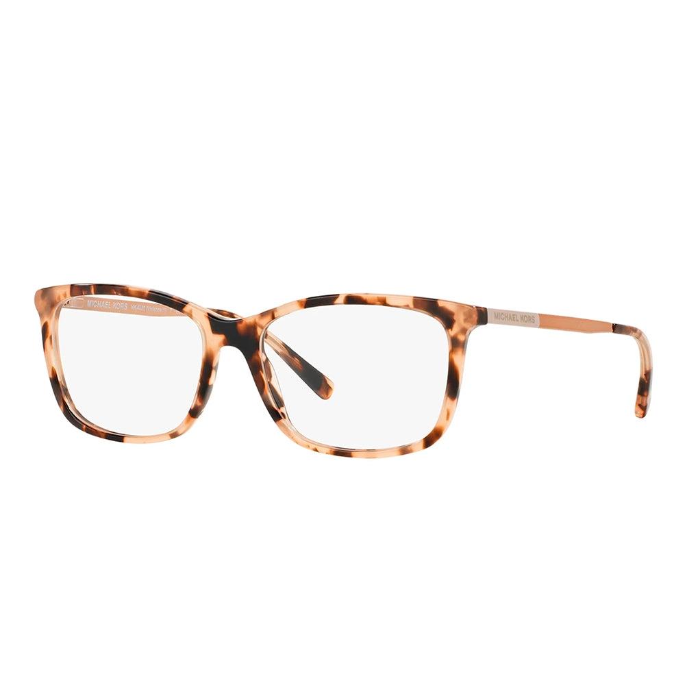 

Michael Kors MK 4030 3162 52 мм Женские прямоугольные очки 52 мм розовые черепаховые