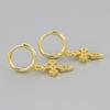 Fashionable Cross Drop Earrings For Women With Rhinestone Zirconia Personalized Ear Studs Jewelry