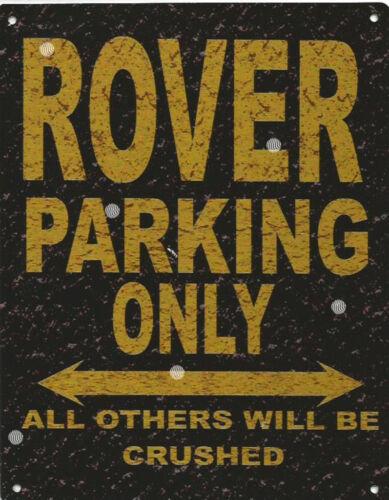 

ROVER PARKING METAL SIGN RUSTIC VINTAGE STYLE garageARTAluminum 20x30cm（7.8x11.8inch）
