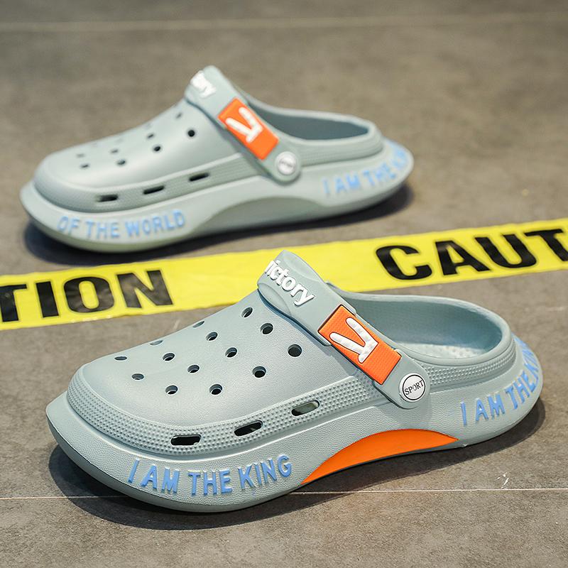 

New Style Summer Men Slippers Outdoor EVA Mans Shoes Beach Sandal Young Casual Non-slip Men s Sandals Thick Bottom Male Footwear