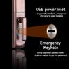 5 Way Security Electronic Digital Smart Door Fingerprint Lock APP+Key+Card+Touch Password+Fingerprint Door Lock