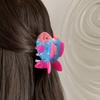 Hair Claw Marine Animal Shape Back Head Hair Clip Anti-slip Teeth Strong Grip Shark Hair Clip Versatile Hair Accessory