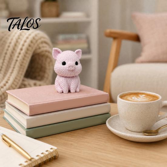 Cartoon Animal Ornament, Rabbit Fox Bear Shape Desk Ornament, Mini Size Desktop Decoration for Home Office
