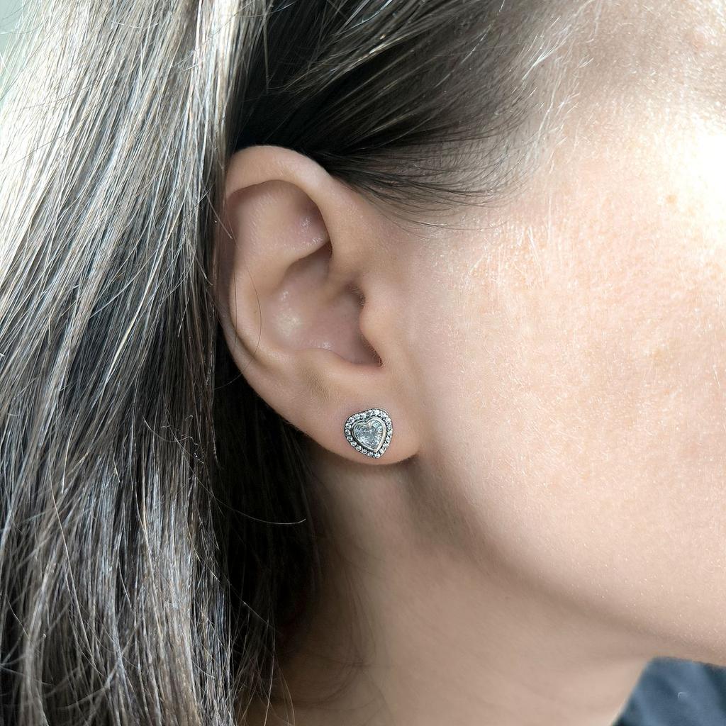 Silver Earrings with Cubic Zirkonia (60002055)