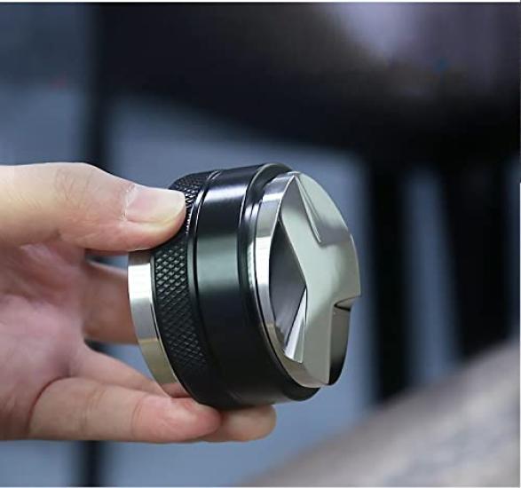 Coffee Distributor Coffee Leveler for Adjustable Professional Espresso Hand Tamper & Tamper, Dual-Head Portafilters, Depth,