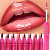 Waterproof Lip Liner & Glaze Combo Smooth Moisturizing Plumping Stain Liquid Lipstick Natural Outline Lips Contour Makeup