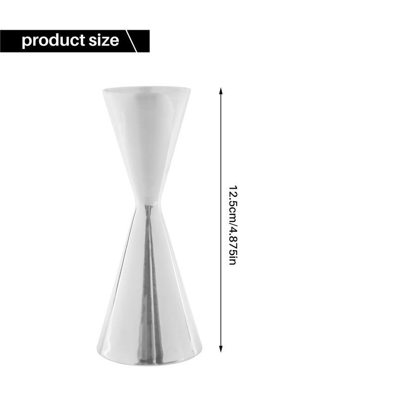 J1UL1N Stainless Steel Measure Cup Double Head Bar Party Wine Cocktail Shaker Jigger