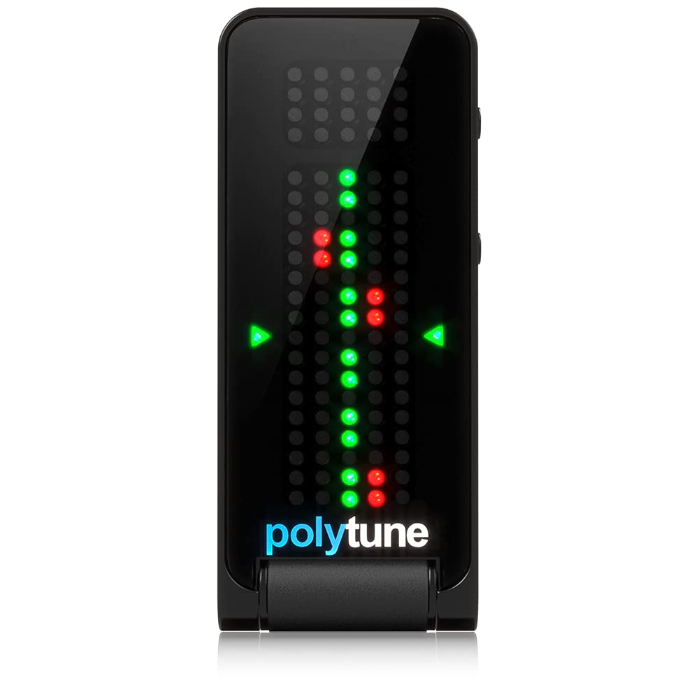 Tc Electronic Polyphonic Clip Black Tuner,