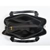 New Fashion Glossy Patent Leather Women Tote Bag 3 Pieces Set Versatile Single Shoulder Crossbody Daily Handbag