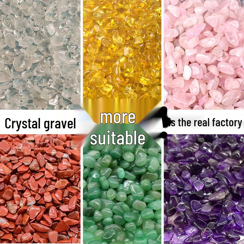 Polished Donghai Crystal Raw Stones: White, Pink, Purple, Yellow, Green Aventurine for Fish Tanks and Demagnetizing.