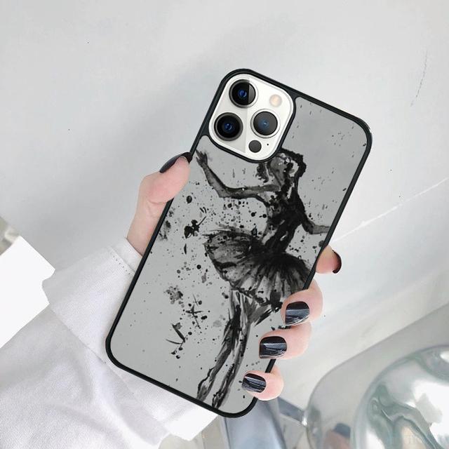 Ballerina Ballet Shoes Dance Girl Phone Case Cover For iPhone 17 Air 15 16 14 11 12 13 Pro MAX Plus