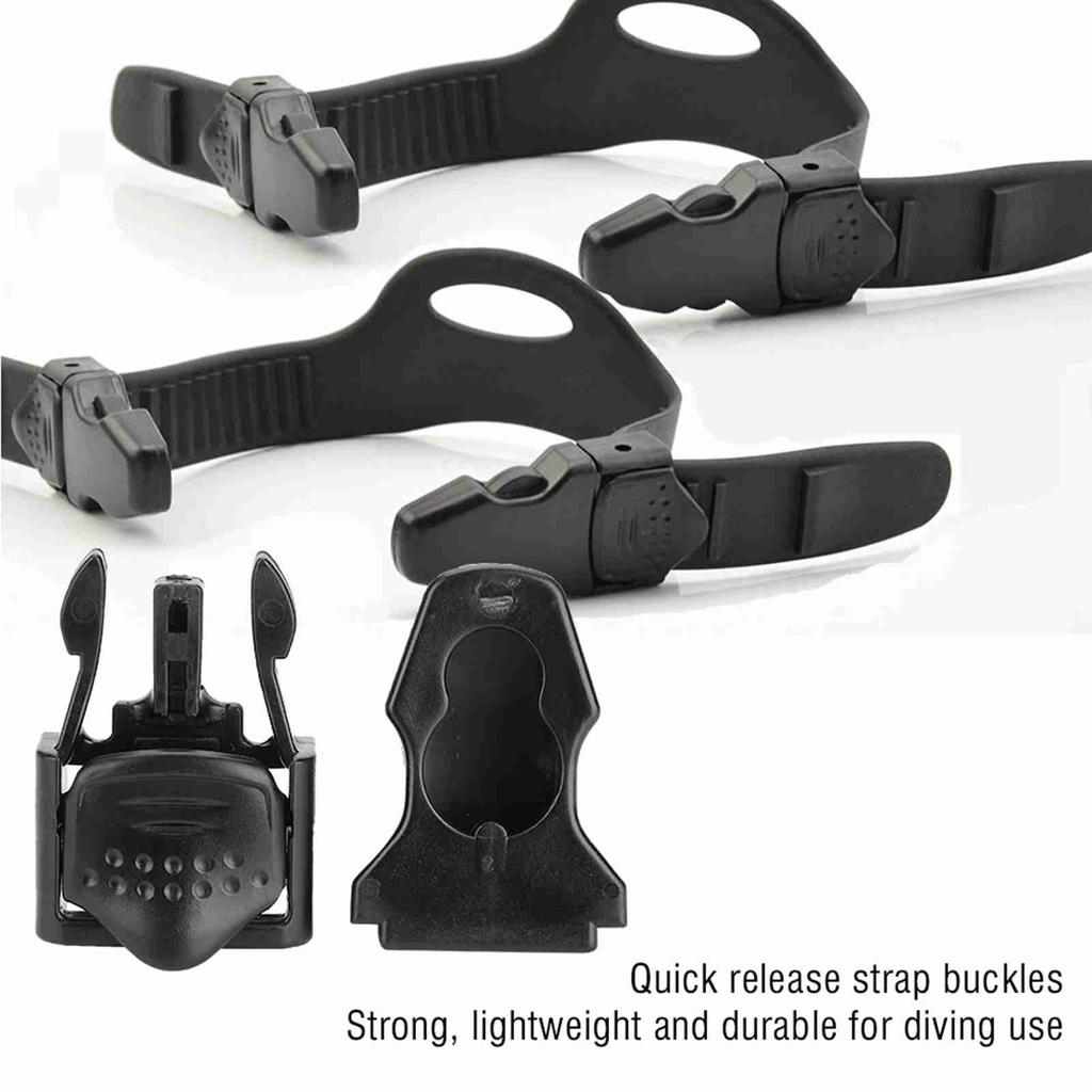 Diving Fin Diving Flipper Keep Diving Adjustable Swimming Fin Flippers Buckles Replacement for Scuba Diving Diver Foot Flipper