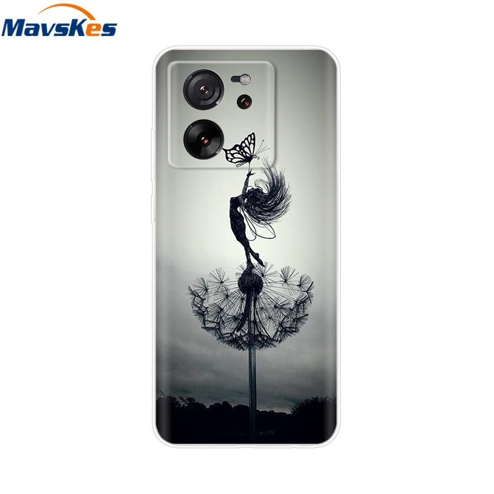 For Xiaomi 13T Pro 5G Case 13T 13 Soft Clear Silicone Bumper Phone Back Cover for Xiaomi 13 Lite 13T Pro Mi13T Shockproof Cases
