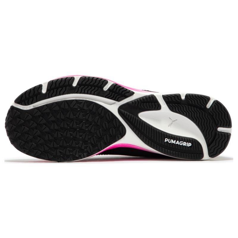Puma Velocity Nitro 2 Fade Wns Womens Low Top Running Training Shoes Black Pink White 378527-03