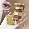 Kakashow 4 Color Eyeshadow Palette Shimmer Matte Fine Pigmented