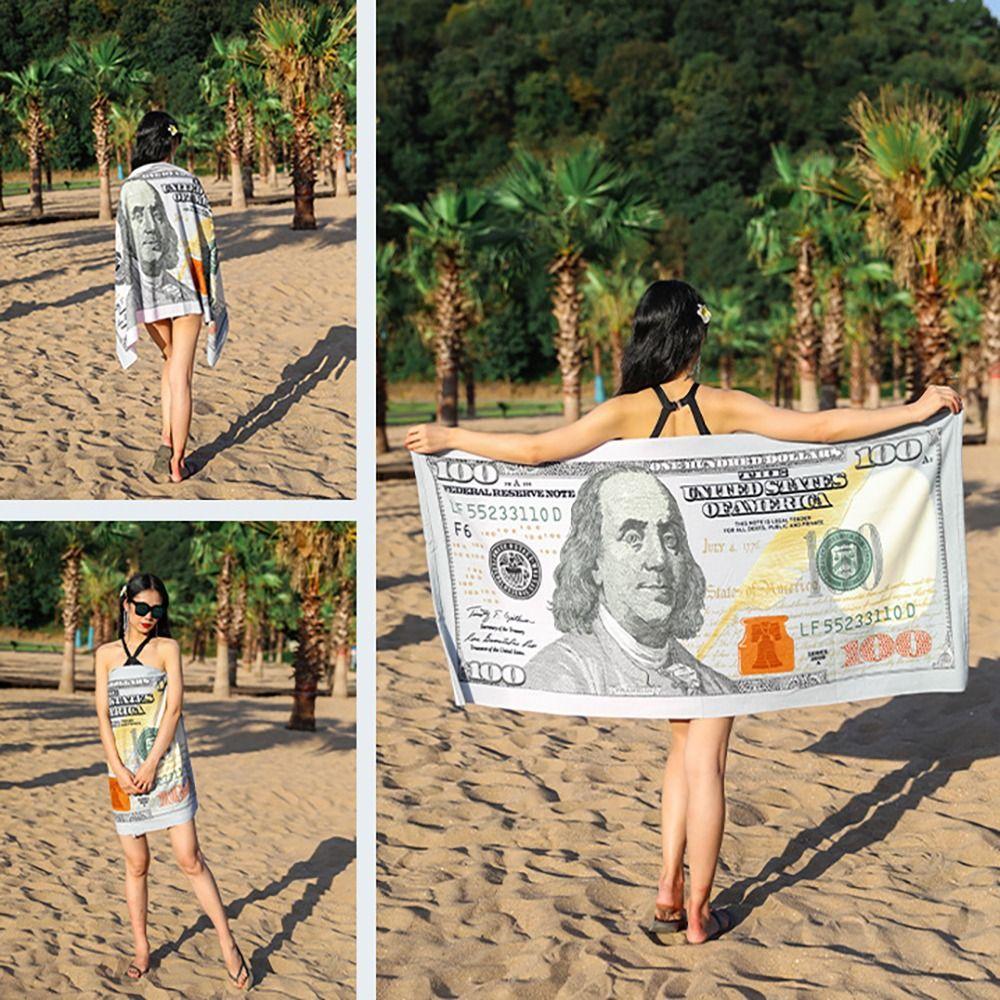 

Быстросохнущий пляжный коврик из микрофибры, полотенце для йоги, модная шаль для купания