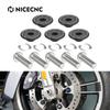 Replace 41500095 Motorcycle Front Brake Rotor Bolts Kit for Harley Touring 2009-Up FLHR FLHRXS FLHX FLHXSE FLTRX FLTRXS FLHTK