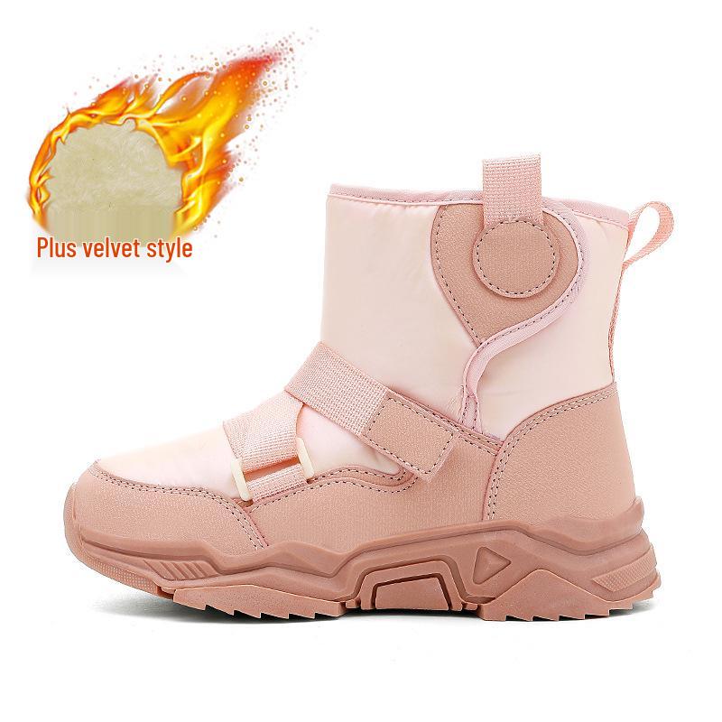 Kids' Winter Snow Boots - Warm, Non-slip, Wear-resistant for Boys & Girls