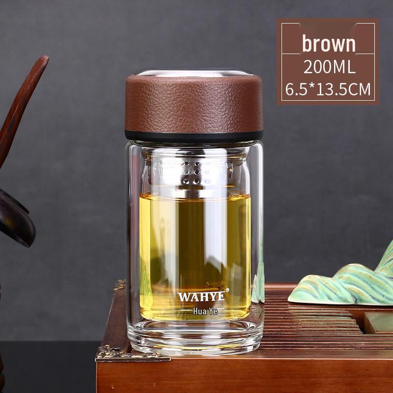 ZISIZ Double-Layer Heat-Resistant Glass Cup