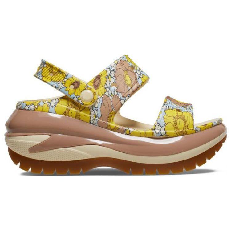 Crocs Mega Crush Lightweight Durable Beach Sandals Unisex Sandals Brown 208966-1LQ