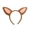 Fasce per Capelli in Peluche a Forma di Animali dello Zoo, Cerchietto con Orecchie, Fascia per Capelli Safari nella Giungla, Cerchietto per Capelli Cosplay per Halloween, Compleanno