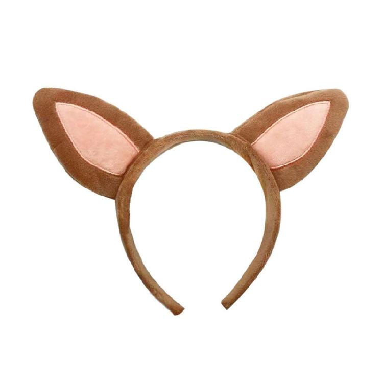Fasce per Capelli in Peluche a Forma di Animali dello Zoo, Cerchietto con Orecchie, Fascia per Capelli Safari nella Giungla, Cerchietto per Capelli Cosplay per Halloween, Compleanno