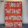 Vintage Humorous Metal Sign Wall Art Cafe Decor Tin Plaque