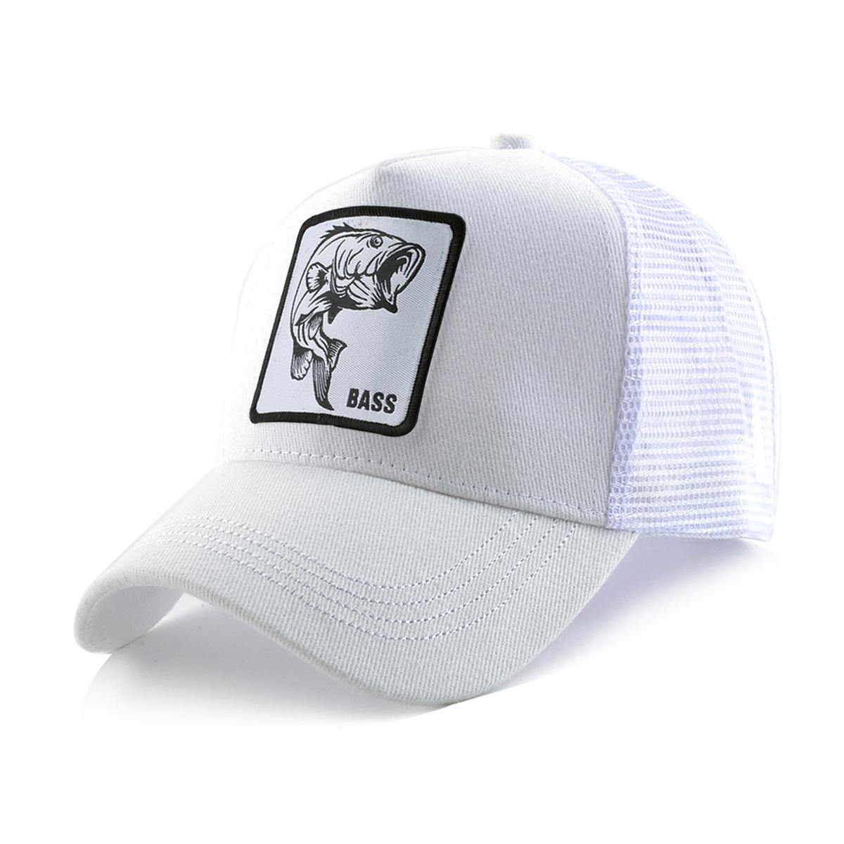 

Бейсболка с нашивкой BASS, мужская бейсболка Snapback, кепка для активного отдыха на все времена, кепка с козырьком, женская повседневная кепка 56-59CM