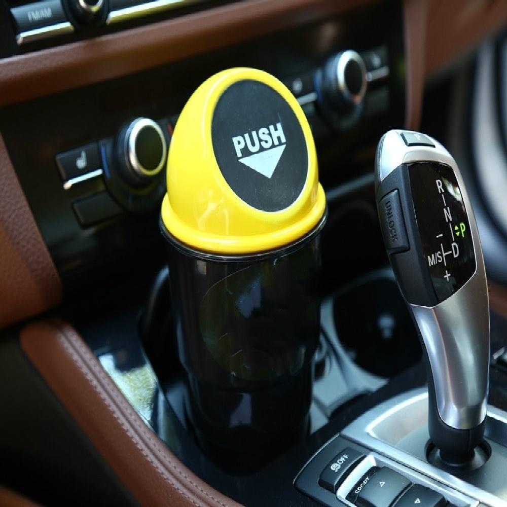 Dostępne 5 kolorów Kosz na śmieci samochodowy do przechowywania śmieci samochodowych Wiadro Automatyczny kosz na śmieci Pojemnik na śmieci Cas