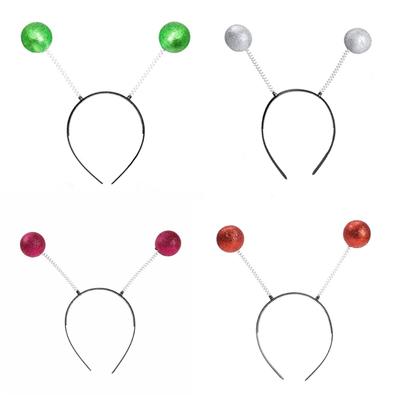 Cerchietto con Antenne da Alieno Cerchietto da Marziano Alien HeadBopper Cerchietto da Alieno di Halloween Cerchietto con Antenne da Marziano Metallizzato