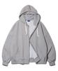 Alvinclo [Big Hoodie] Plain Balloon Fit Zip-Up Hoodie Azh569 (4 Colors)