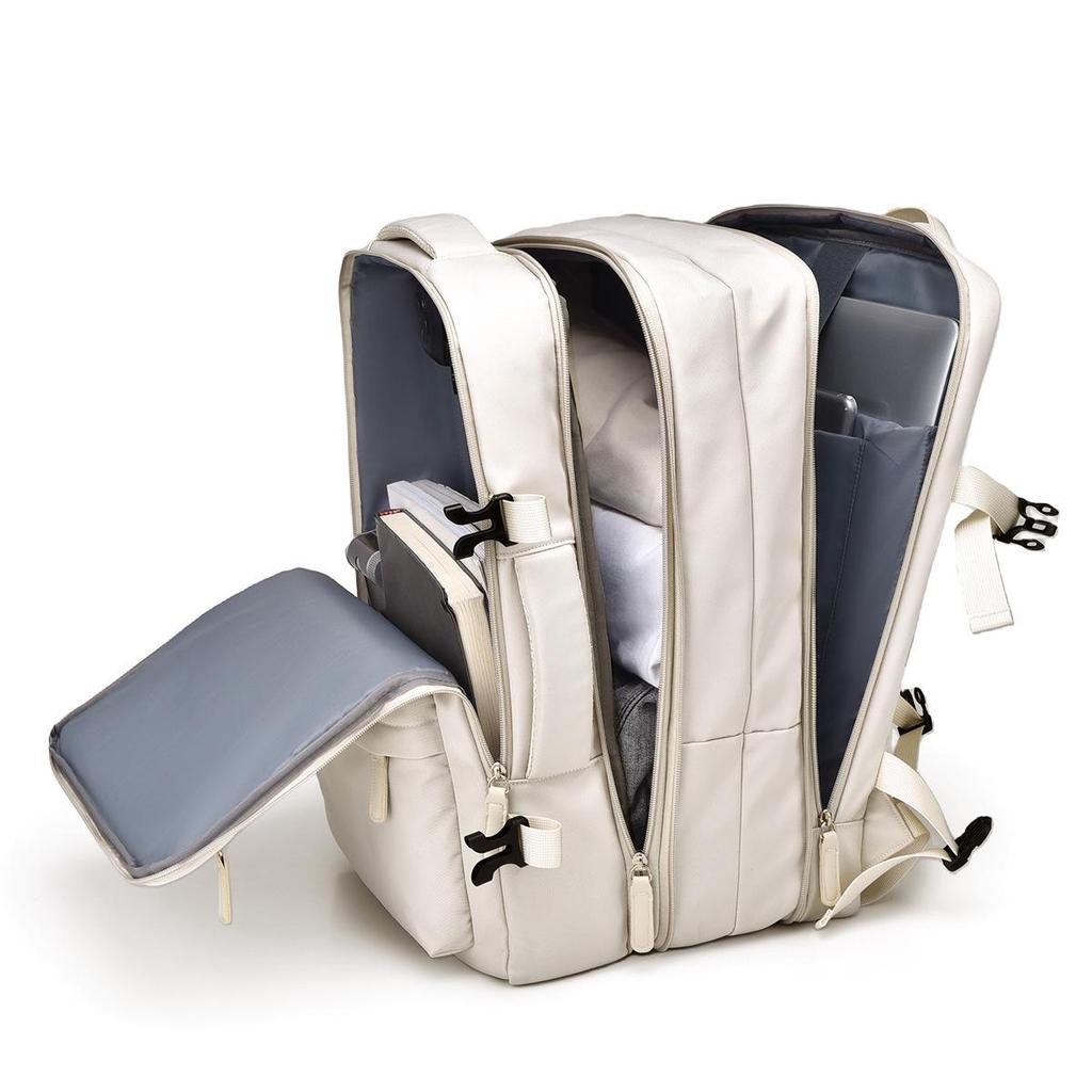 Expandable 180° Multi-layer Casual Backpack with Large Capacity and Logo Option
