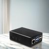 Metal Case with Pi 5 Active Cooler Aluminum Alloy Case Case Heatsink Cooler Case with Heatsink Fan for Raspbery Pi 5