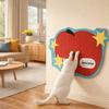 Felt Self-adhesive Cat Scratch Sticker Cartoon Cat Scratch Mat  for Couch Walls