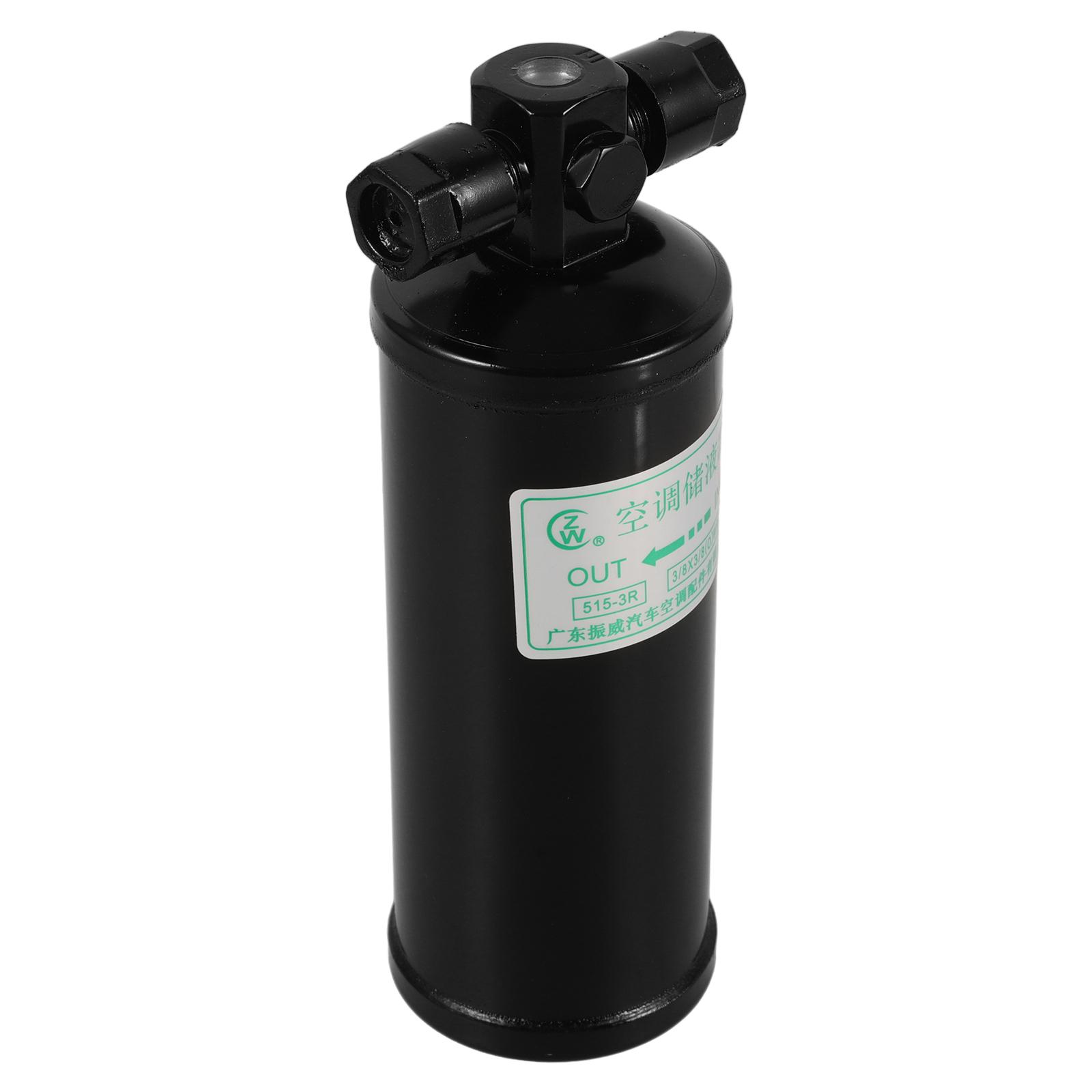 

515 3R Universal Car Drier Automotive Air Conditioning Refrigerant Storage Bottle High Strength Firm Black Metal Receiver чёрный