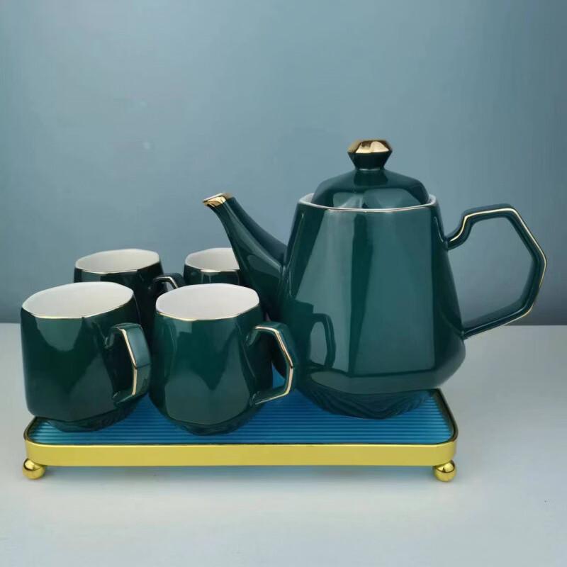 Handton Ceramic Teapot and Teacup Set