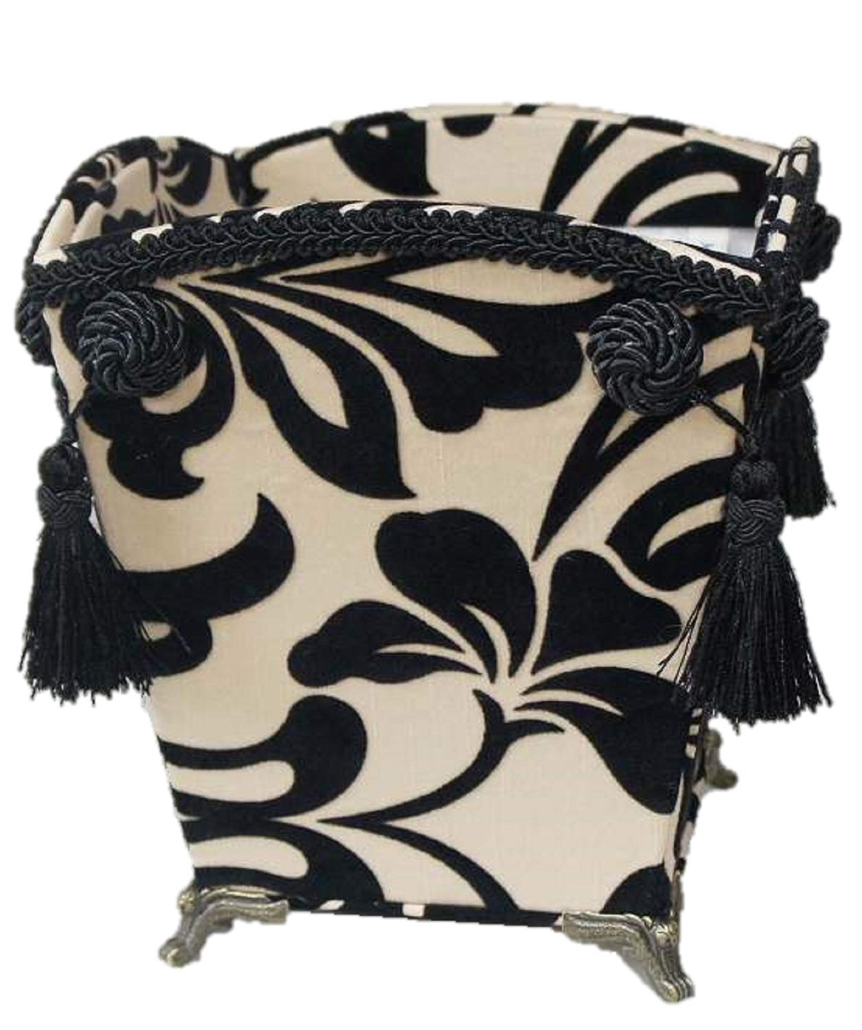 

Jennifer Taylor box with Cartonnage trash can tassel storage accessory case beauty salon nail salon cosmetics makeup Yorke 32960DB [Dust legs]