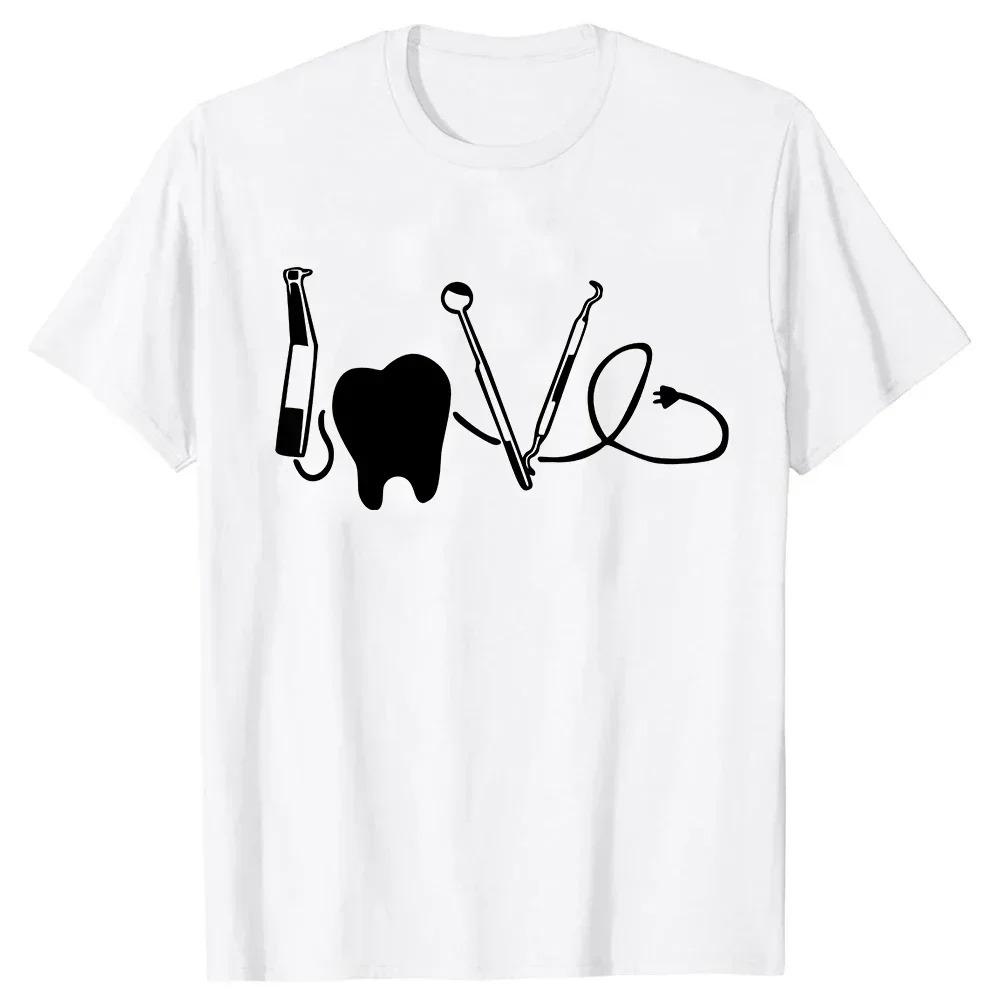 Heartbeat Dentist Dental Assistant T ShirtUnisex Style Shirts for Women Unisex Clothing Casual Tshirts Harajuku Graphic T Shirts