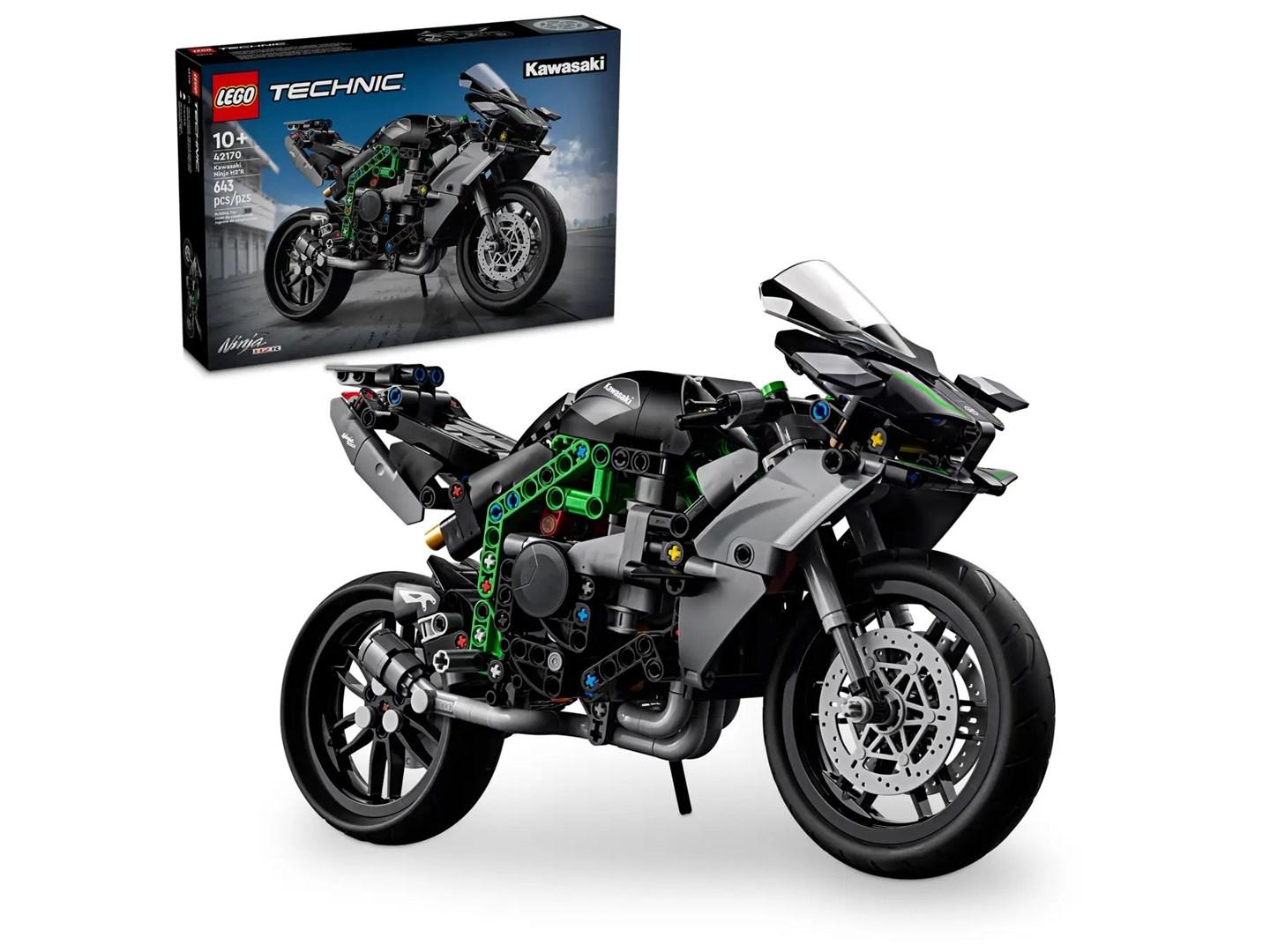 Lego Kawasaki Ninja H2r Motorrad (42170, Technic) - Immagine 7