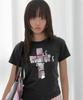 FANCY CLUB Cross Kira Tee (Black) F26Qb054