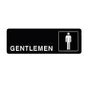 Clear Acrylic Restroom Sign Durable Bathroom Marker Easy to Clean Washroom Directional Signs for Public Places
