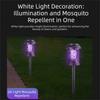 Solar-Powered Solar-Powered Mosquito Killer Lamp Waterproof Floor-Mounted Mosquito Trap  Lawn Use