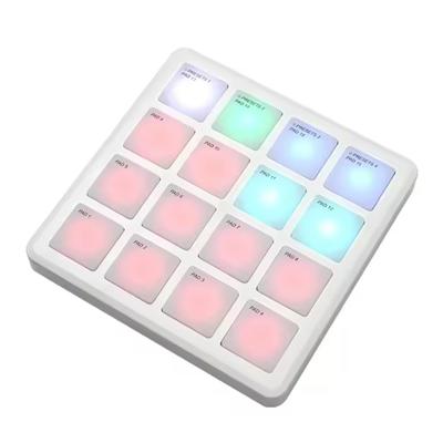 Sxhlseller Wireless MIDI Controller Pad, Dynamic RGB Backlight, Portable USB C MIDI Controller Strike Pad for Arrangers, Compact and Portable Design