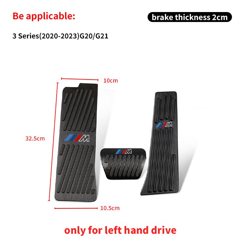 2025 Hot Foot Rest Fuel Brake Gas Pedal Pads Covers Car Accessories For BMW 3 5 Series M3 M4 E90 F10 F30 F15 F25 F20 F32 F48 X5